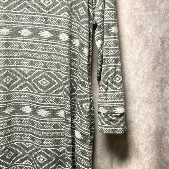 Lularoe Womens 3XL Emily Dress Aztec Print V-Neck Long Sleeve - Picture 4 of 11